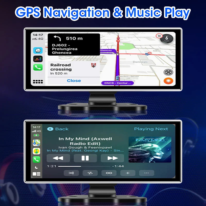 Dashcam 4K Auto mit kabellosem Carplay